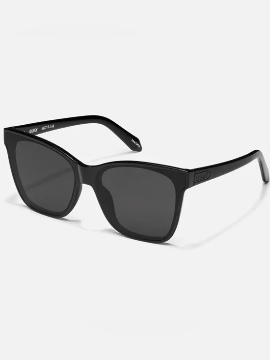 After Party Square Sunglasses Blk/Blk - Picture 2 of 3